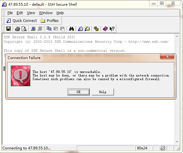 阿里云香港服务器远程连接不上,本地网络都ping不通服务器 阿里云香港服务器远程连接不上,本地网络都ping不通服务器